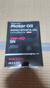 NISMO ニスモ スポーツ オイル Motor Oil 5W-40 ４リッター モチュール　日産