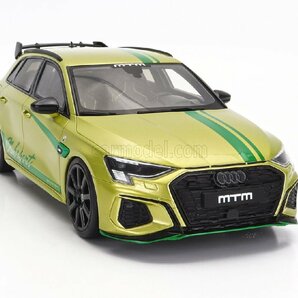 GT Spirit 1/18 ミニカー レジン プロポーションモデル 2022年モデル アウディ AUDI - A3 S3 MTM (Motoren Technik Mayer) 2022 イエローの画像4