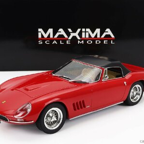 Maxima 1/18 1965年モデル フェラーリ FERRARI - 250 GT NEMBO SPIDER SOFT-TOP CLOSED Chassis #1777GT 1965の画像1