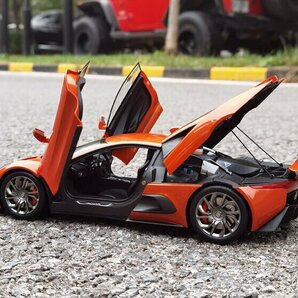 Almost Real 1/18 2015年モデル ジャガー Jaguar C-X75 Firesand Metallic ファイヤーサンド・メタリック 左ミラー脱落・接着跡ありの画像6