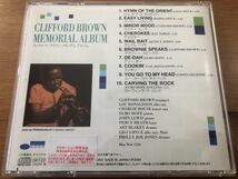 ◎Clifford Brown/Memorial Album【2004/JPN盤/CD】_画像2