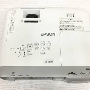 〇【良品】EPSON エプソン EB-960W ビジネスプロジェクター 3800lm 動作品の画像6