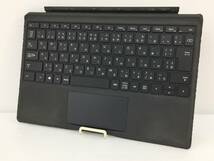 〇Microsoft Surface Pro 純正キーボード タイプカバー Model:1725 ブラック 動作品_画像1