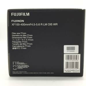 〇【未使用品】FUJIFILM フジノンレンズ XF100-400mmF4.5-5.6 R LM OIS WR ズームレンズの画像2