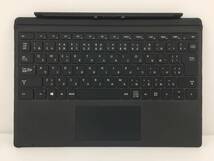 〇Microsoft Surface Pro 純正キーボード タイプカバー Model:1725 ブラック 動作品_画像2