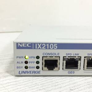 〇NEC UNIVERGE IX2105 VPN対応 高速アクセスルーター ケーブル付属 動作品の画像3