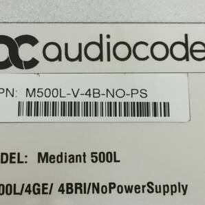 〇AudioCodes Mediant 500L MSBR マルチサービスビジネスルーター ACアダプター付属 動作品の画像6
