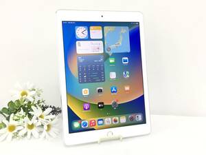 〇au iPad Pro 9.7インチ Wi-Fi＋Cellularモデル 128GB A1674(MLQ42J/A) シルバー 〇判定 動作品