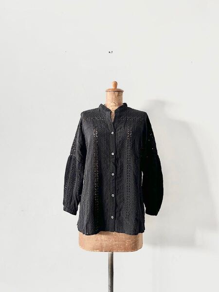 green label relaxing INDIA レース ブラウス