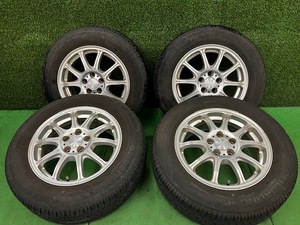 大阪KS3856☆【30系プリウス】BS ECO FORME 15x6J+42 5H/100 BS SEIBERLING SL101 195/65Ｒ15 15インチ 4本セット 売切り!