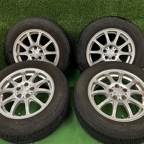 大阪KS3856☆【30系プリウス】BS ECO FORME 15x6J+42 5H/100 BS SEIBERLING SL101 195/65Ｒ15 15インチ 4本セット 売切り!の画像1