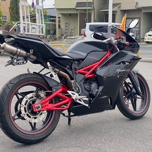 大阪0413KT1♪ メガリ Megelli 250r 250R 14272㎞ 実動 250㏄ 2012年モデル 返納証明書あり 二輪 売切りの画像4