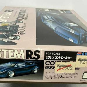 フジミ 1/24スケール・ラジコン・カー・キット SYSTEM RS ランボルギーニ・カウンタック5000 グループAタイプ 未組立新品！の画像8