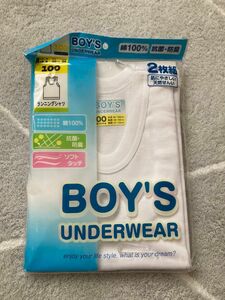 新品　男の子 肌着 インナー 抗菌防臭加工　100cm