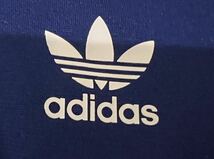 adidas アディダス オリジナルス 3本ラインジャージトップス100 青☆トラックジャケット レトロ ATP kid's youth スポーツウエア_画像6