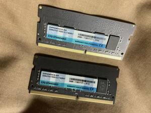  Note PC memory CFD D4N2400CS-8G DDR4-2400 PC4-19200 8GB×2=16GB[ used ]