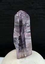 雨塚山産　紫水晶結晶　美結晶　濃紫色　透明度抜群　トップが綺麗　27×8×7(mm)_画像7