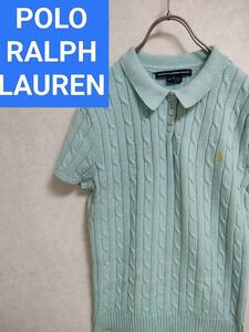  Ralph Lauren sport Polo Ralph Lauren cable knitted polo-shirt with short sleeves POLO RALPH LAUREN SPORT RRL RLX