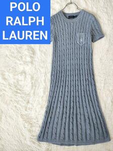  Polo Ralph Lauren cable knitted One-piece polo-shirt po knee Polo Bear POLO RALPH LAUREN SPORT RRL RLX