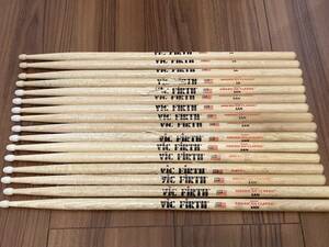 送料無料！ビックファース　5AN ＆ 5A 計16本セット VIC FIRTH 中古品　ドラム　スティック　