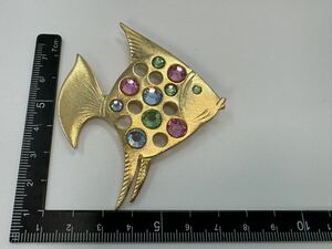 【0114】ヴィンテージ アクセサリー 　　　　　　　　　　craft ブローチ 1円から