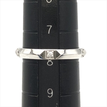 ティファニー Tiffany&Co. トゥルー バンドリング リング 指輪 ダイヤモンド 約8号 Pt950_画像6