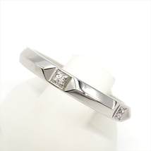ティファニー Tiffany&Co. トゥルー バンドリング リング 指輪 ダイヤモンド 約8号 Pt950_画像3