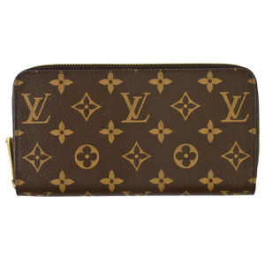 ルイヴィトン LOUIS VUITTON ジッピー ウォレット ラウンドファスナー モノグラム キャンバス M41896 コクリコ RFID(ICチップ)内蔵