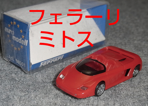 ユーロモデル 1/87 フェラーリ ミトス ピニンファリーナ レッド　FERRARI MYTHOS EURO MODELL HERPA F40 F50 テスタロッサ