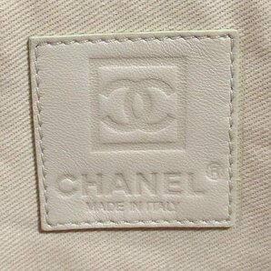 ◆美品◆CHANEL シャネル*スポーツライン*ロゴ入り*トートバッグ*ショッピングトート*キャンバス*肩掛け可*ボストン*旅行*Gカード/シリアルの画像7