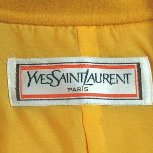 ◆Yves Saint Laurent サンローラン*ゴールドボタン*セットアップ*スカートスーツ*#M*ウール*ジャケット/スカート*サンフラワーの画像8