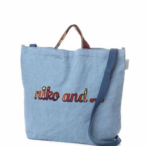 niko and… オリジナルニコロゴパッチワークショルダーバッグ