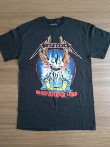 【新品・未使用】METALLICA WORLDWIRED TOUR 2017 Tシャツ Mサイズ / メタリカ guns n' roses バンドTシャツ