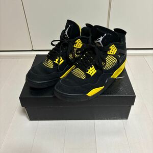 NIKE AIR JORDAN 4 RETRO THUNDER ナイキ エアジョーダン 4 レトロ サンダー サイズ28.5