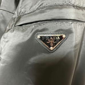 プラダ PRADA 三角プレートナイロンジャケット サイズ54 ブラック SGN988 Triangle Plate Nylon Jacket ブルゾン 1円スタートの画像3