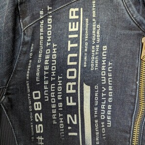 IZ FRONTIER アイズフロンティア ダブルファンクション ストレッチワークジャケット   インディゴブルー 5280 11 М・Lの画像3