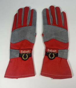 * new goods * Sabelt RACING GLOVEsa belt racing glove re- skirt car size 9