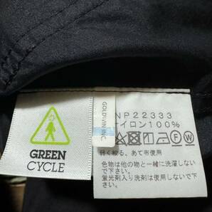 THE NORTH FACE ノースフェイス NP22333 コンパクトアノラック ジャケット ブラック Lサイズ 美品の画像6