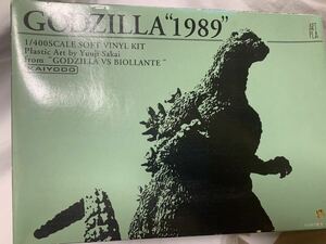 海洋堂ソフビキットゴジラ1989未組立品1/400KAIYODO酒井ゆうじGODZILLA 