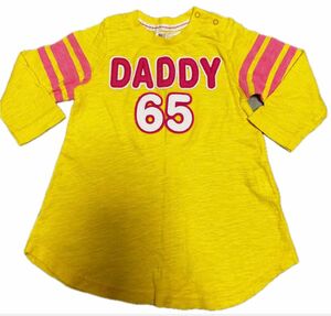 DADDY ON DADDY ダディオンダディ チュニック丈ロンＴ 80cm 長袖Tシャツ