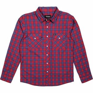 Brixton Memphis Buttondown Shirt Burgundy/Navy S シャツ 