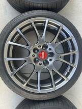 BBS ホイール 18インチ 7.0J +50 PCD100 5穴 4本 TRIANGLE 215/40/18 バリ山　プリウス 86 BRZ カローラ　中古　_画像3