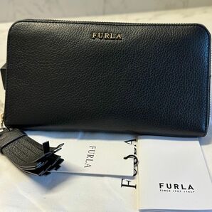 新品同様！　フルラ　 FURLA バビロン 財布 長財布 ラウンドファスナー