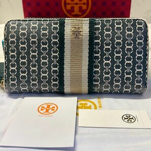 新品同様！　トリーバーチ　TORYBURCH 財布 長財布 ラウンドファスナー