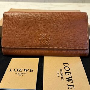 新品同様！ ロエベ LOEWE 財布 長財布　アナグラム