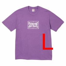 Supreme Warm Up Tee L Purple シュプリーム ウォームアップ Tシャツ パープル 2023FW_画像1
