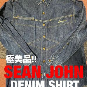 極美品!!sean john デニムシャツ XL