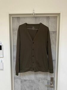 UNIQLO エアリズム　カーディガン　カーキ　L