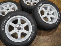 ★マッドスターAT★195/65R15 6.5J+38 4H100 新品 ホワイトレター ブロック 人気 逆ゾリ 1台分 ROCKY RAIZE SUCCEED PROBOX FIT CROSSTAR_画像2