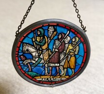 イギリス　教会　飾り物　ステンドグラス　おまけ付き　プロテスタント　カトリック不明　_画像1